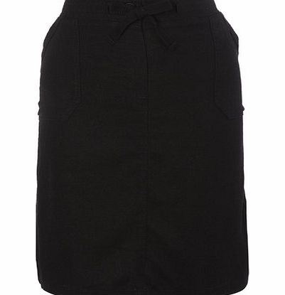 Bhs Black Linen Blend Skirt, black 2207768513