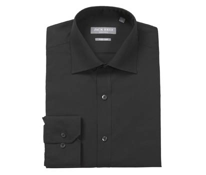 Black long sleeve formal shirt