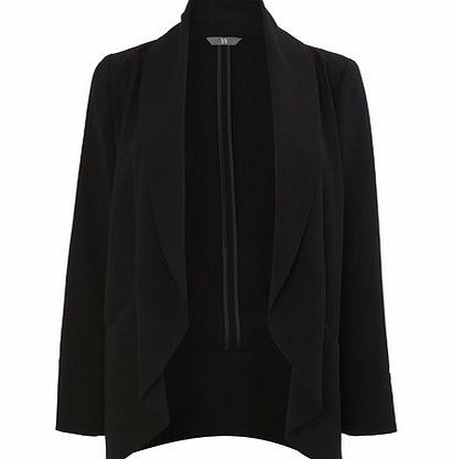 Bhs Black Longline Waterfall Jacket, black 365898513
