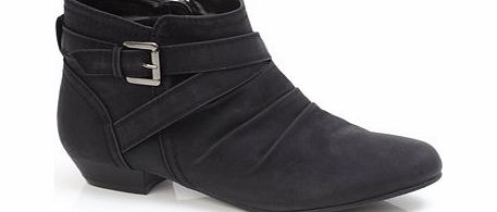 Bhs Black Low Lift Western Ankle Boot, black
