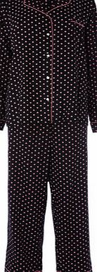 Bhs Black/Multi Heart Print Viscose Pyjama,