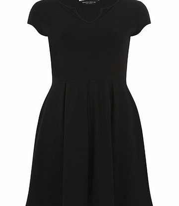 Bhs Black Notch Neck Dress, black 19126608513