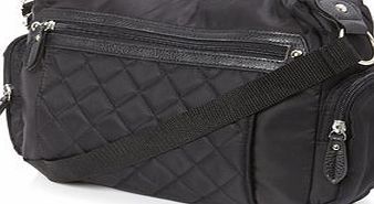 Bhs Black Nylon Shoulder Bag, black 3126938513