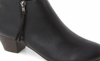 Bhs Black Outside Zip Western Boots, black 2845828513