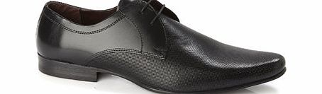 Bhs Black Perforated Laceup Shoes, black BR79F10FBLK