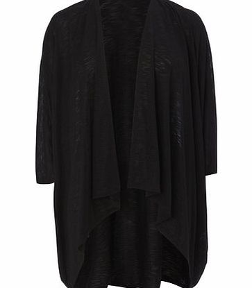 Bhs Black Plain Jersey Kimono, black 210838513