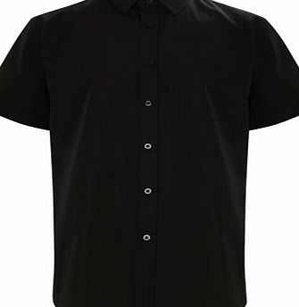 Bhs Black Point Collar Shirt, Black BR66S05ABLK