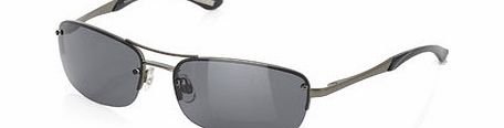 Bhs Black Polarised Sunglasses, Silver BR63M02GSLV