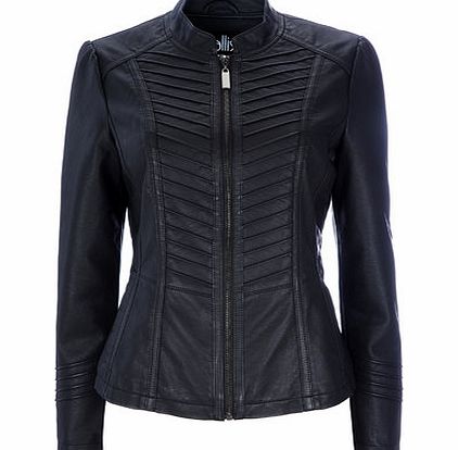 Bhs Black PU Biker Jacket, black 12034078513