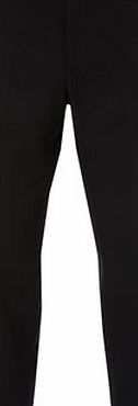 Bhs Black Regular Fit Flat Front Trousers, Black