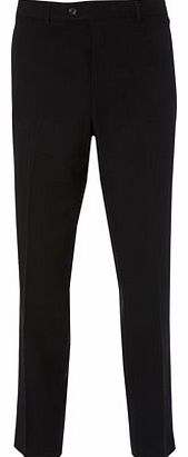 Bhs Black Regular Fit Trousers, Black BR65B02XBLK
