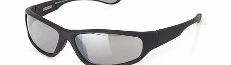 Bhs Black Rimless Wrap Sunglasses, Black BR63M03GBLK