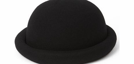 Bhs Black Roller Bowler Hat, black 6610448513