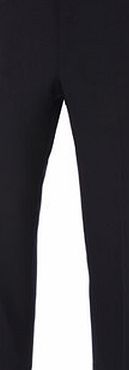 Bhs Black Sharkskin Regular Fit Flat Front Trousers,
