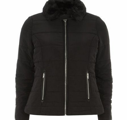 Bhs Black Short Padded Jacket, black 19125628513