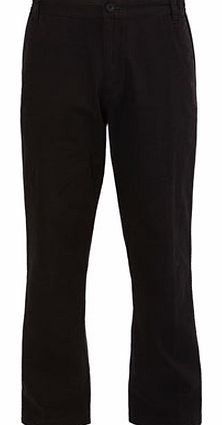 Bhs Black Side Elastic Chinos, Black BR58D01DBLK