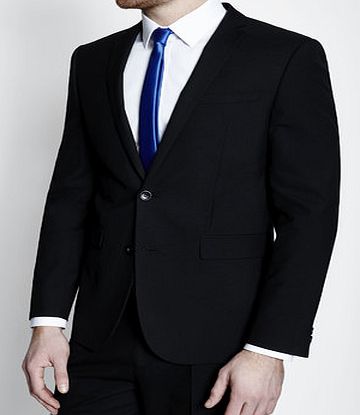 Bhs Black Slim Fit Suit Jacket, Black BR64G19GBLK