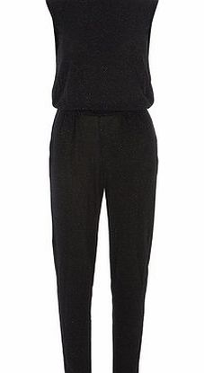 Bhs Black Sparkle Jumpsuit, black 19128558513