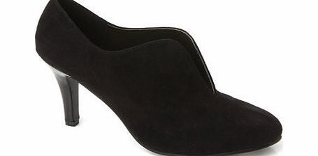 Bhs Black Split Front Shoe Boot, black 2845908513