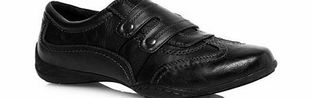 Bhs Black Sporty Extra Wide Slip on Shoes, black