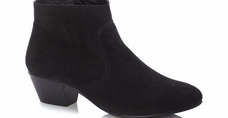 Bhs Black Stitch Design Western Ankle Boot, black