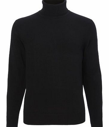 Black Supersoft Roll Neck, Black BR53A16FBLK