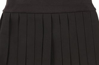 Bhs Black Tammy All Round Pleated School Skirt,
