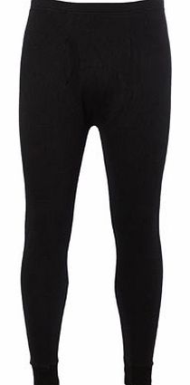Bhs Black Thermal Long Johns, Black BR60M06DBLK
