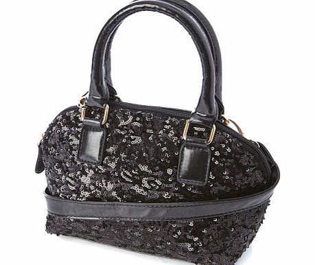 Bhs Black Tiny Sequin Grab Bag, black 3126218513