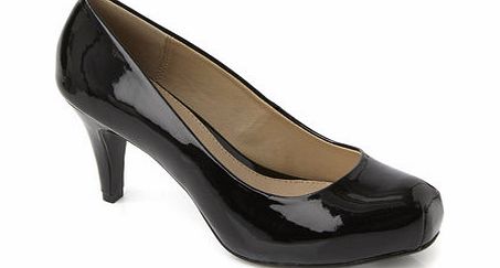 Bhs Black Twin Seam Toe Court, black 2845388513
