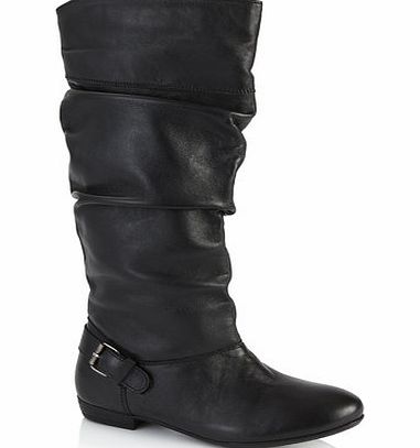 Bhs Black Western Long Boots, black 2844410137