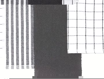 Bhs Black/white Essentials checked and striped