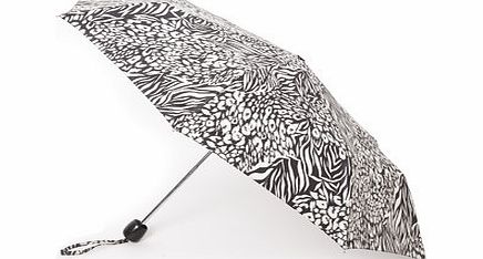 Bhs Black/White Zebra Print Super Round Umbrella,