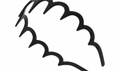 Bhs Black Zig Zag Headband, black 12179318513