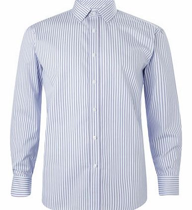 Bhs Blue and Lilac Stripe Shirt, Blue BR66C33EBLU