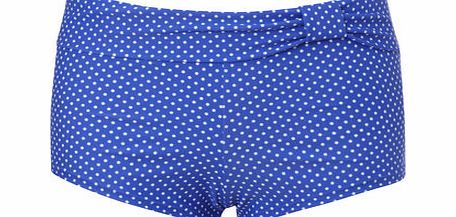 Bhs Blue And White Great Value Spot Print Swim