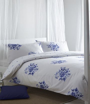 Bhs Blue China Rose Bedding Set, blue 1802661483