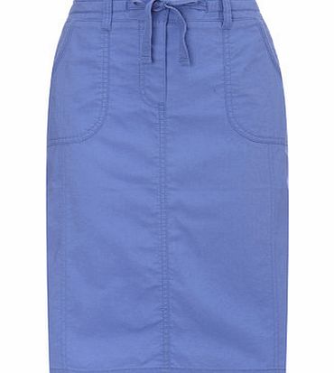 Bhs Blue Cotton Skirt, cornflower 2207710588