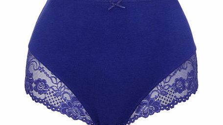 Bhs Blue Lace Full Brief, blue 4803871483
