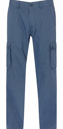 Bhs Blue Lightweight Cargo Trousers, Blue BR58C02EBLU