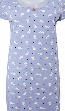 Bhs Blue Multi Bunny Sleep T, blue multi 733740214