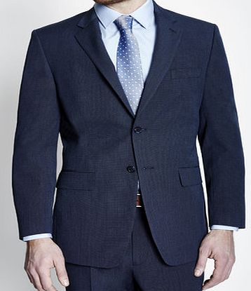 Bhs Blue Pindot Regular Fit Jacket, Blue BR64G05GNVY