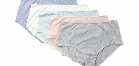 Bhs Blue Pink and Grey Nordic Mix 5 Pack Plain Full