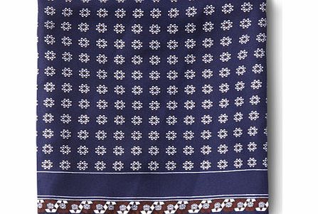 Bhs Blue Pink Floral Pocket Square, Blue BR66Y04GBLU