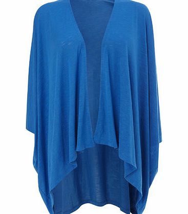 Bhs Blue Plain Jersey Kimono, blue 209931483