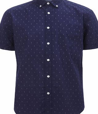 Bhs Blue Printed Shirt, Blue BR51A24GNVY