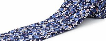 Bhs Blue Red Floral Tie, Blue BR66D34GBLU