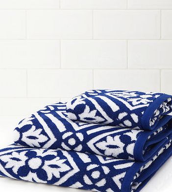 Bhs Blue Santorini Towels, blue 1944961483