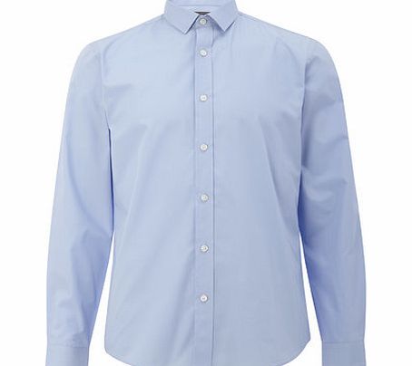 Bhs Blue Slim Fit Shirt, Blue BR66L03FBLU
