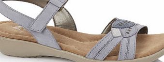 Bhs Blue Wide Fit Leaf Front Sandals, blue 2846351483